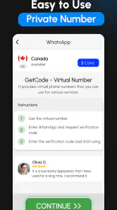 GetCode - Numéros Virtuels screenshot