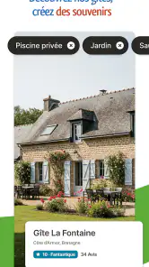Gîtes : Locations de vacances screenshot