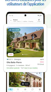 Gîtes : Locations de vacances screenshot