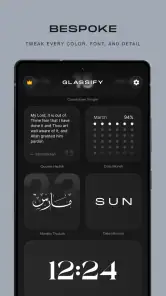 Glassify - Widgets & Thèmes screenshot