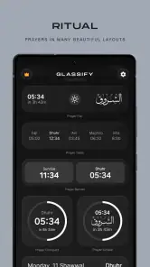 Glassify - Widgets & Thèmes screenshot