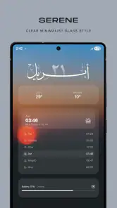 Glassify - Widgets & Thèmes screenshot