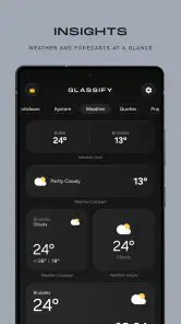 Glassify - Widgets & Thèmes screenshot