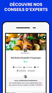 GoodSesame, recette healthy screenshot