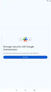 Google Authenticator screenshot