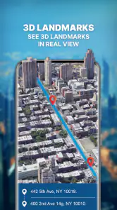 GPS Maps Navigation: GPS route screenshot