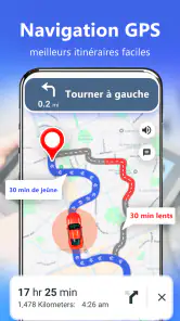 GPS navigation, Vivre Terre screenshot
