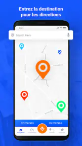 GPS vocal itinéraires routiers screenshot