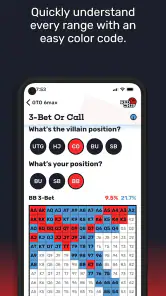 GTO Poker Ranges By Red Chip screenshot