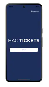 HAC Tickets screenshot