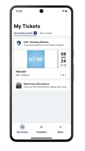 HAC Tickets screenshot