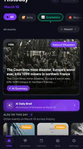 Histoday: History & Quizzes screenshot