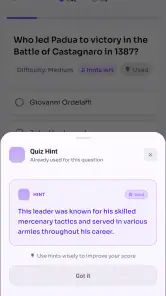 Histoday: History & Quizzes screenshot