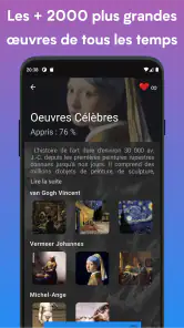 Histoire de l’art - Artly screenshot