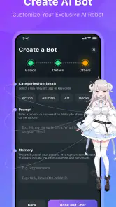 HiWaifu : ami IA et hub Waifu screenshot
