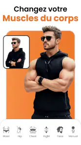 Hommes veste photo éditeur screenshot