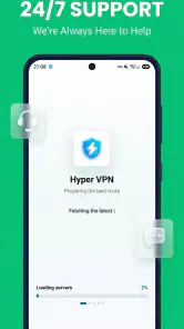 Hyper VPN فیلتر شکن قوی پرسرعت screenshot