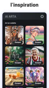 IA ARTA - Générateur d'art screenshot