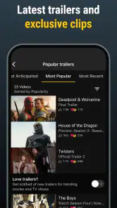 IMDb Films & TV screenshot