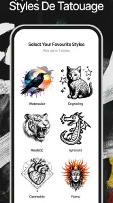 Ink AI– IA Creation Tatouage screenshot
