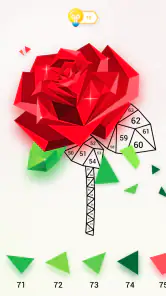 inPoly: Jeu de Puzzle Poly Art screenshot