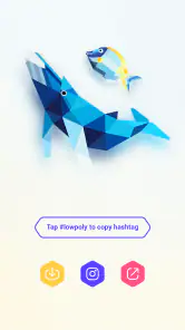 inPoly: Jeu de Puzzle Poly Art screenshot
