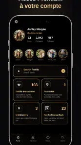 inProfile : Traqueur Profil screenshot
