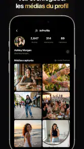 inProfile : Traqueur Profil screenshot