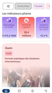 Insee Mobile screenshot