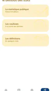 Insee Mobile screenshot