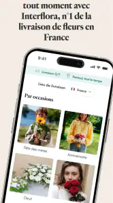 Interflora - Livraison fleurs screenshot