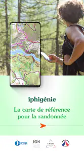 Iphigénie carte IGN hors ligne screenshot