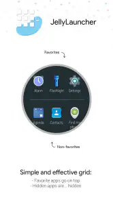 JellyLauncher for Wear OS™ screenshot