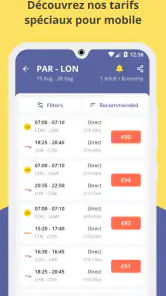 Jetcost : vols, hôtels, autos screenshot