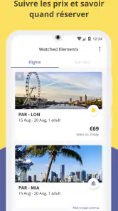Jetcost : vols, hôtels, autos screenshot