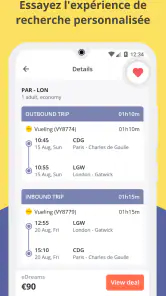 Jetcost : vols, hôtels, autos screenshot