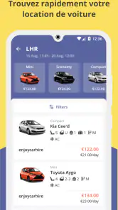 Jetcost : vols, hôtels, autos screenshot