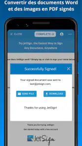 JetSign: Remplir et signer PDF screenshot