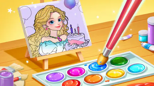 Jeu de Princesse : Coloriage screenshot