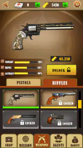 Jeu de tir et d survie western screenshot
