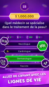 Jeu Trivia: Quiz Millionnaire screenshot