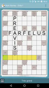 Jeux de grille (mots fléchés & screenshot