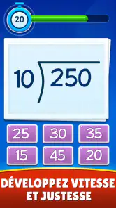 Jeux de math (français) screenshot