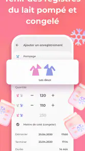 Journal tétée et suivi de bébé screenshot
