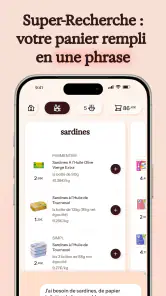 Jowzi - l'IA pour vos courses screenshot
