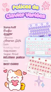 Keyboard Themes: Emoji Fonts screenshot