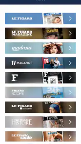 Kiosque Figaro: Journal screenshot