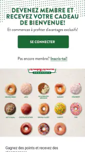 Krispy Kreme France screenshot