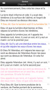 La Sainte Bible, Louis Segond screenshot