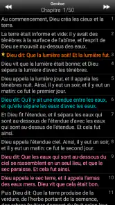 La Sainte Bible, Louis Segond screenshot